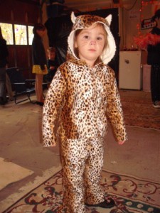 child's leopard costume