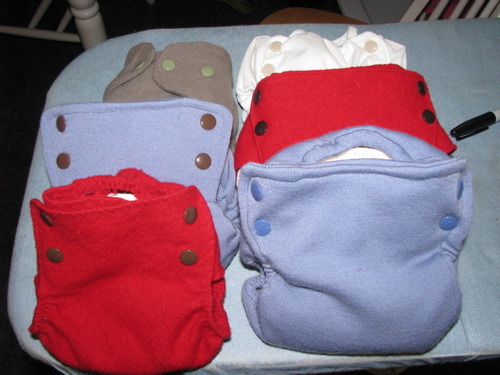 side snap wool diaper covers