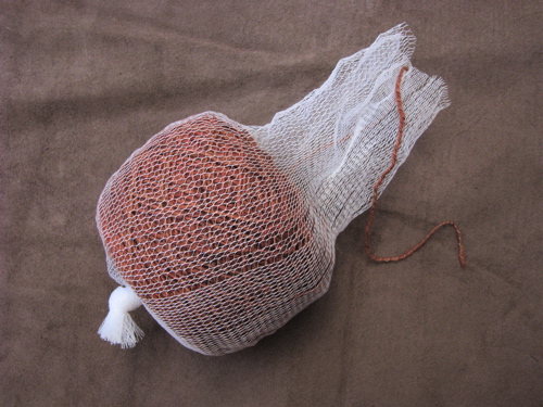 yarn ball in netting keeper