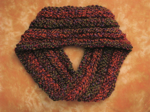 mobius moebius cowl scarf knitted