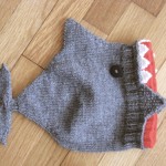 knitting ninja's shark hat pattern