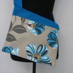 cyclette bag made from Amy Butler nigella grandiflora