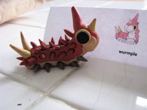 pokemon wurmple made out of sculpey