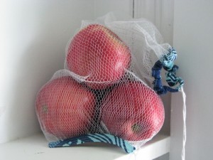 reusable mesh fruit or vegetable bag