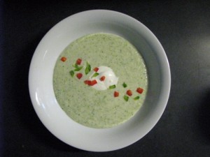 cream of broccoli and cauliflower soup