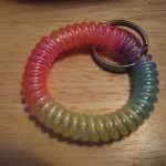 stretchy plastic coil bracelet